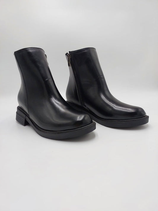 Bottines Chelsea Lamira Noires en Cuir – Élégance et Confort