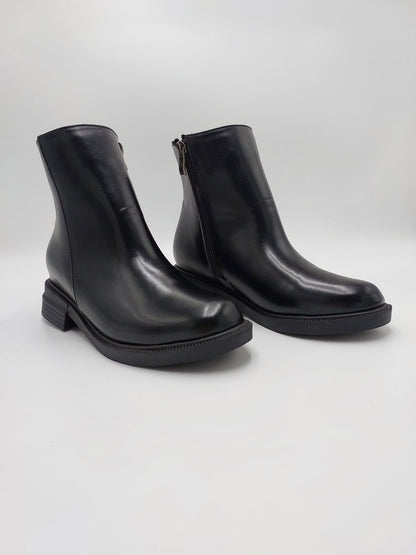 Bottines Chelsea Lamira Noires en Cuir – Élégance et Confort
