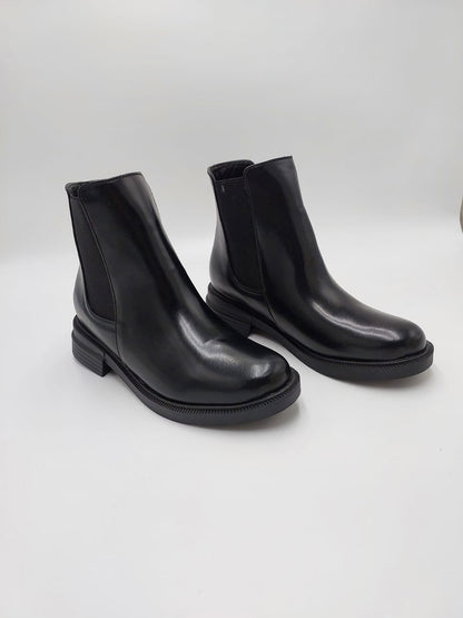 Bottines Chelsea Lamira Noires en Cuir – Style et Confort Inégalés