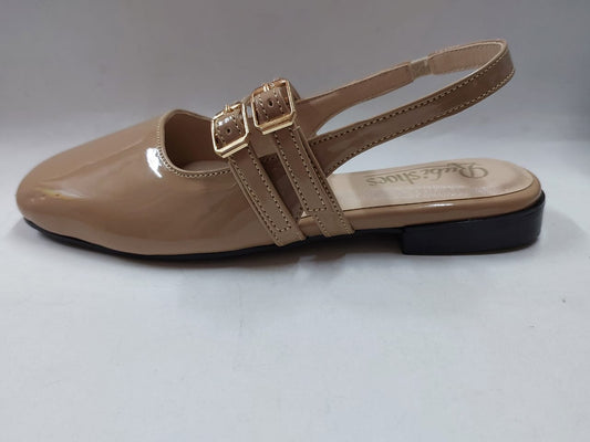 Sandales plates à brides doubles – Élégance et confort