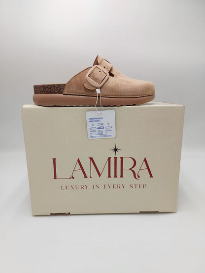 Mules Lamira – Élégance et confort en cuir suédé