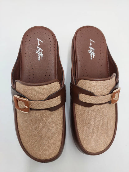 Mules Lamira Marron Café – Élégance et Confort Quotidien