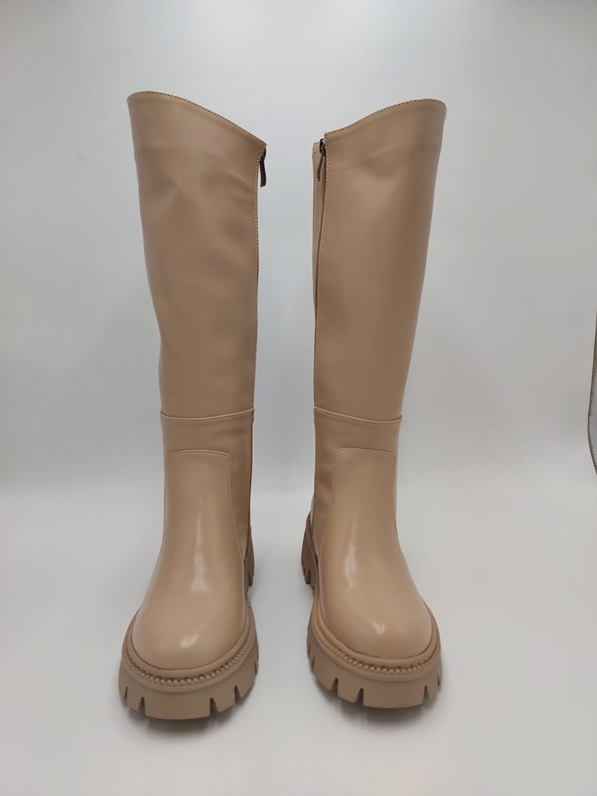 Bottes Lamira Hautes Beige Nude – Élégance Moderne & Confort Urbain