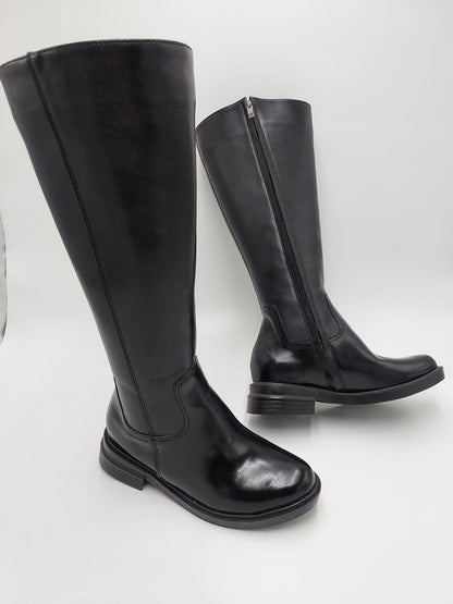 Bottes Lamira Noires Hautes – Élégance Classique & Confort Moderne